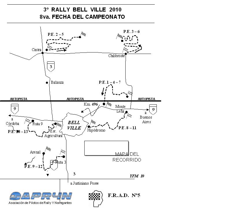 Mapa Rally